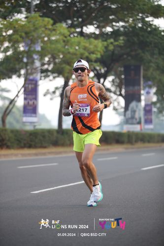 Race photo from BAF LIONS RUN 2024