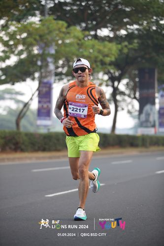 Race photo from BAF LIONS RUN 2024