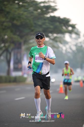 Race photo from BAF LIONS RUN 2024