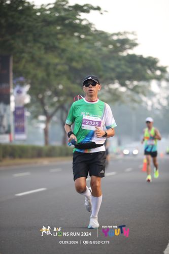 Race photo from BAF LIONS RUN 2024