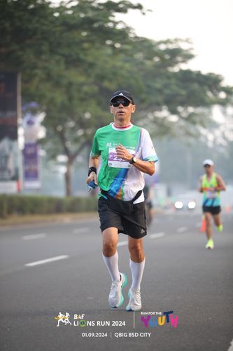 Race photo from BAF LIONS RUN 2024