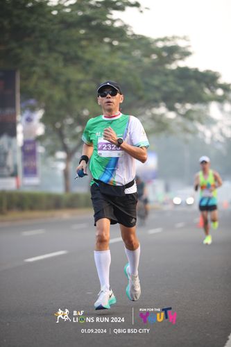 Race photo from BAF LIONS RUN 2024