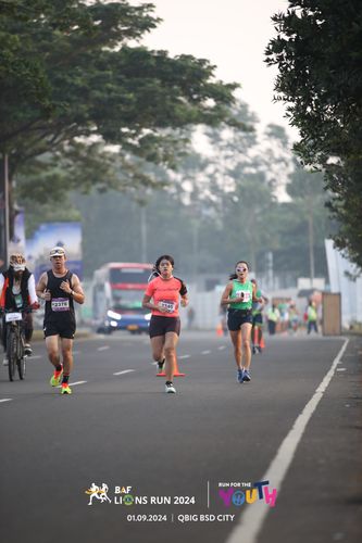 Race photo from BAF LIONS RUN 2024
