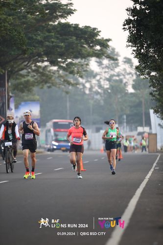 Race photo from BAF LIONS RUN 2024