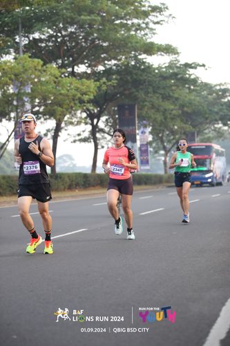 Race photo from BAF LIONS RUN 2024