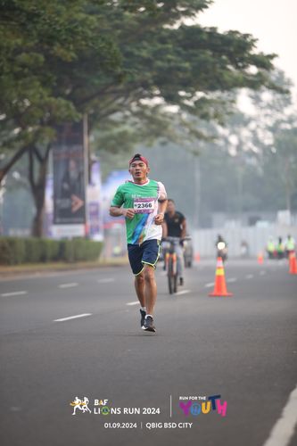 Race photo from BAF LIONS RUN 2024
