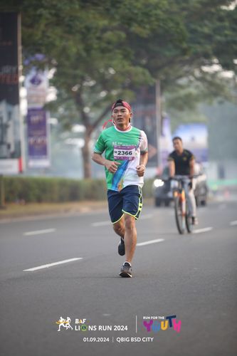 Race photo from BAF LIONS RUN 2024
