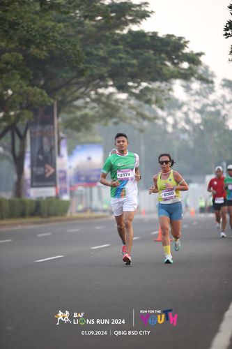 Race photo from BAF LIONS RUN 2024