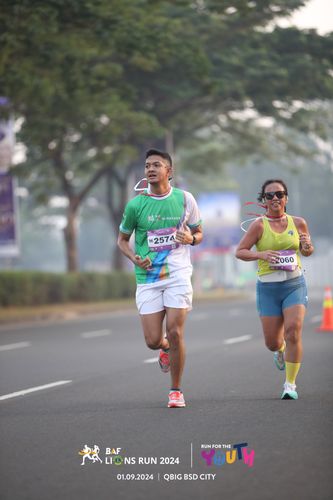 Race photo from BAF LIONS RUN 2024