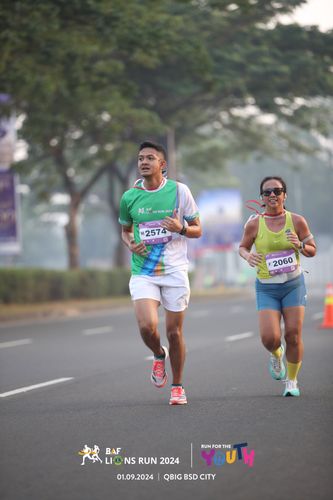 Race photo from BAF LIONS RUN 2024