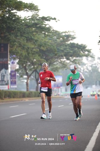 Race photo from BAF LIONS RUN 2024