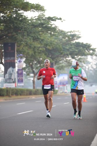 Race photo from BAF LIONS RUN 2024