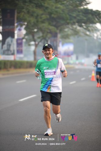 Race photo from BAF LIONS RUN 2024