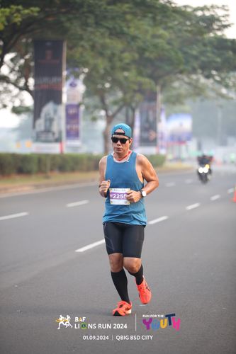 Race photo from BAF LIONS RUN 2024