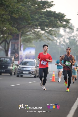 Race photo from BAF LIONS RUN 2024