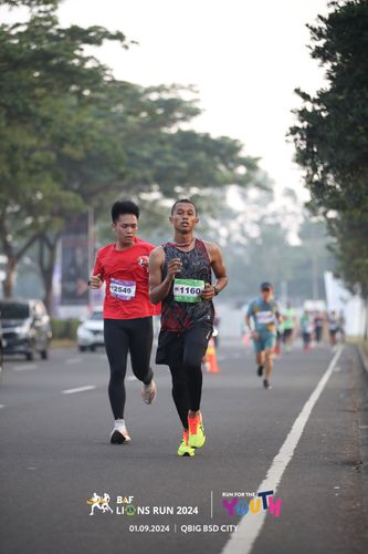 Race photo from BAF LIONS RUN 2024