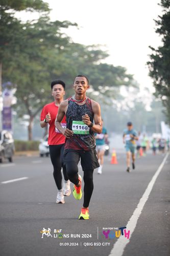 Race photo from BAF LIONS RUN 2024