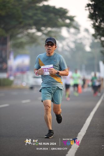 Race photo from BAF LIONS RUN 2024