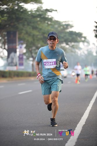 Race photo from BAF LIONS RUN 2024