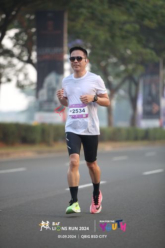 Race photo from BAF LIONS RUN 2024