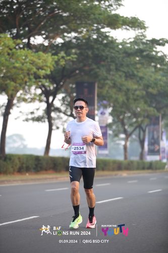 Race photo from BAF LIONS RUN 2024