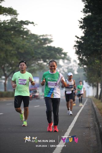 Race photo from BAF LIONS RUN 2024