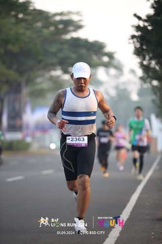 Race photo from BAF LIONS RUN 2024