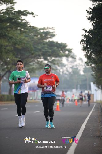 Race photo from BAF LIONS RUN 2024