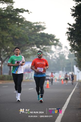 Race photo from BAF LIONS RUN 2024