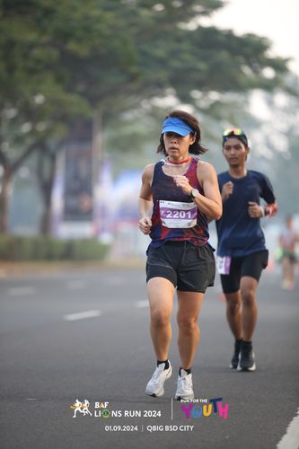 Race photo from BAF LIONS RUN 2024