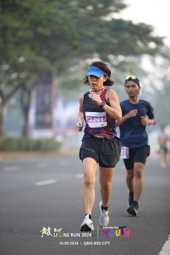Race photo from BAF LIONS RUN 2024