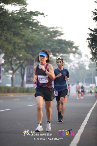 Race photo from BAF LIONS RUN 2024