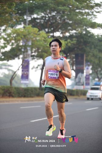 Race photo from BAF LIONS RUN 2024