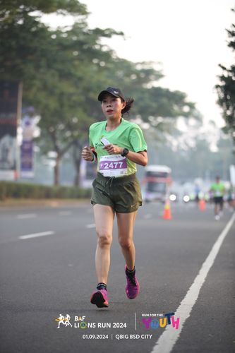 Race photo from BAF LIONS RUN 2024
