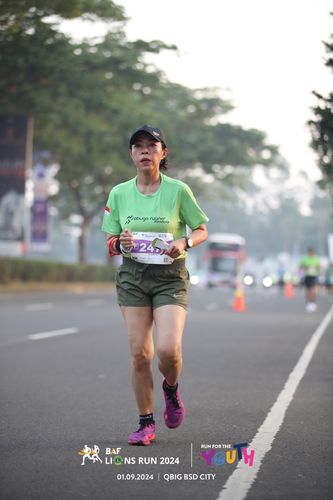 Race photo from BAF LIONS RUN 2024