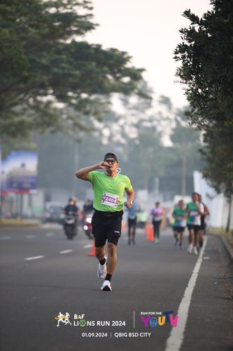 Race photo from BAF LIONS RUN 2024