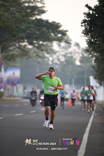 Race photo from BAF LIONS RUN 2024