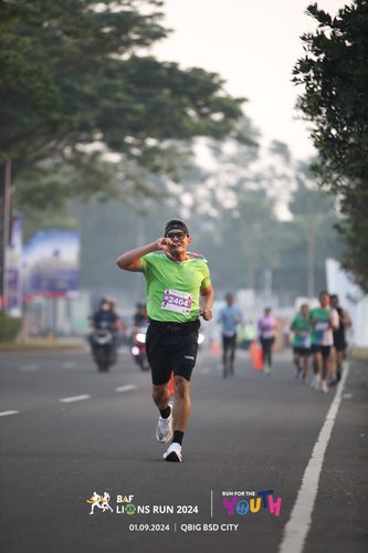 Race photo from BAF LIONS RUN 2024