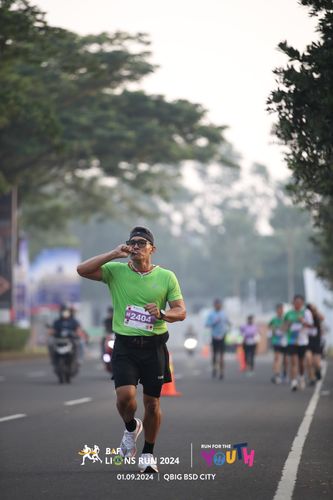 Race photo from BAF LIONS RUN 2024