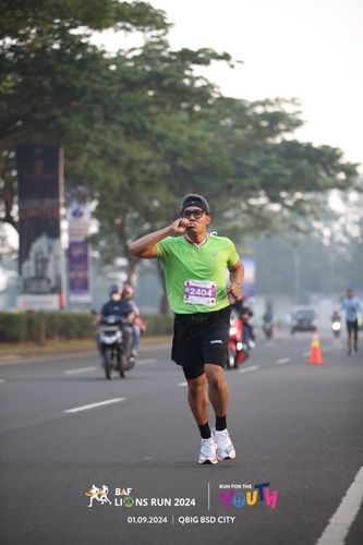 Race photo from BAF LIONS RUN 2024