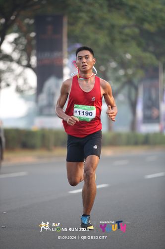 Race photo from BAF LIONS RUN 2024
