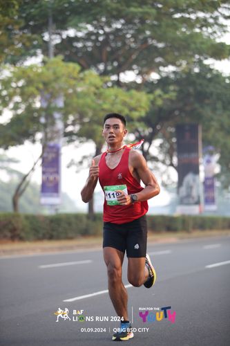 Race photo from BAF LIONS RUN 2024