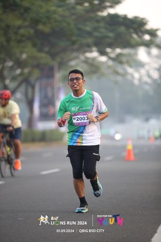 Race photo from BAF LIONS RUN 2024
