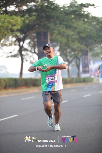 Race photo from BAF LIONS RUN 2024