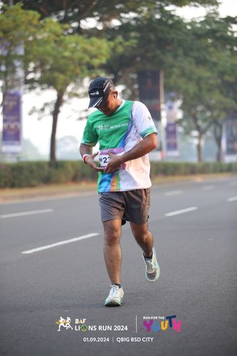 Race photo from BAF LIONS RUN 2024