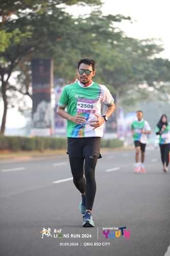 Race photo from BAF LIONS RUN 2024