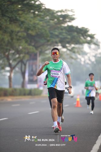 Race photo from BAF LIONS RUN 2024