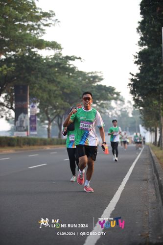 Race photo from BAF LIONS RUN 2024