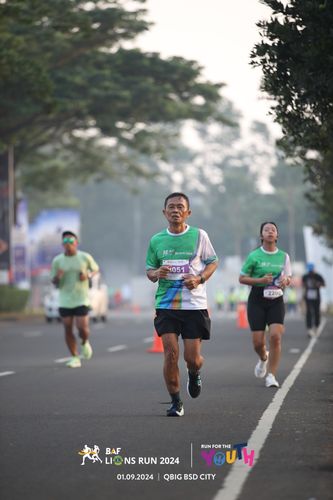 Race photo from BAF LIONS RUN 2024