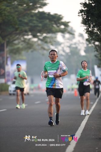 Race photo from BAF LIONS RUN 2024